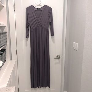 Dusty purple maxi dress